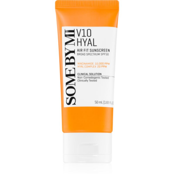 Some By Mi V10 Hyal Air Fit Sunscreen gyengéd védő arckrém SPF 50+ 50 ml-Ár