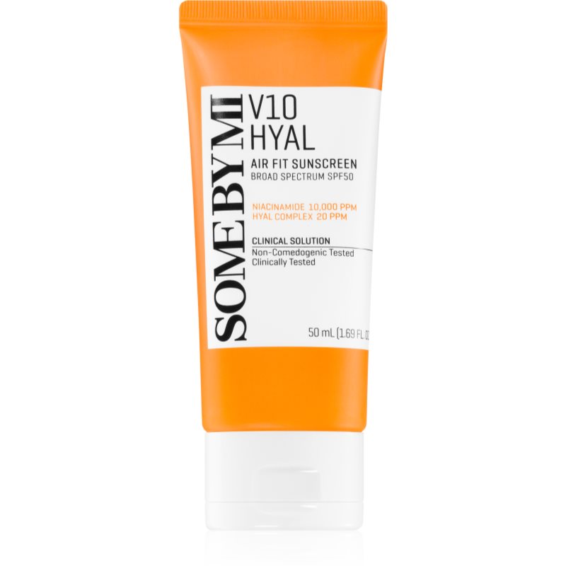 Some By Mi V10 Hyal Air Fit Sunscreen gyengéd védő arckrém SPF 50+ 50 ml-Ár