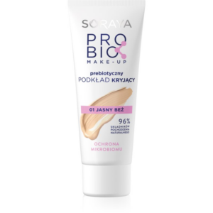 Soraya Probio Make-up fedő hatású alapozó prebiotikumokkal árnyalat 01 Light Beige 30 ml-Ár