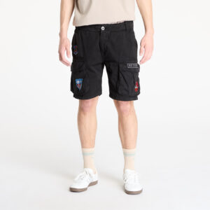 Sort Alpha Industries Flying Tigers Shorts Black S/M-alacsony-ár