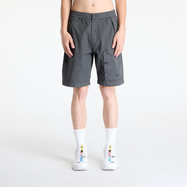 Sort C.P. Company Bermuda Cargo Shorts Grey 46-alacsony-ár