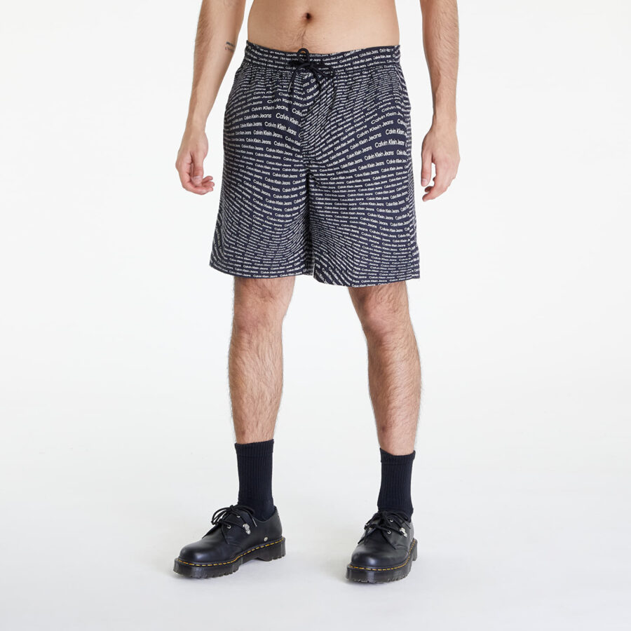 Sort Calvin Klein Jeans Aop Shorts Black M-alacsony-ár