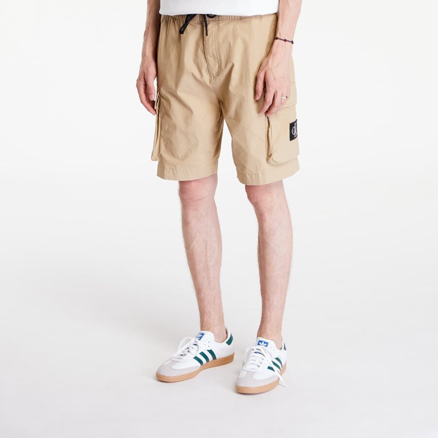 Sort Calvin Klein Jeans Cargo Shorts Travertine 31-alacsony-ár