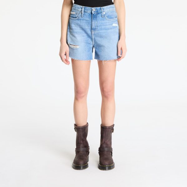 Sort Calvin Klein Jeans Mom Short Denim 28-alacsony-ár