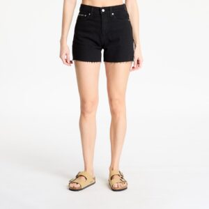 Sort Calvin Klein Jeans Mom Short Denim Black 25-alacsony-ár