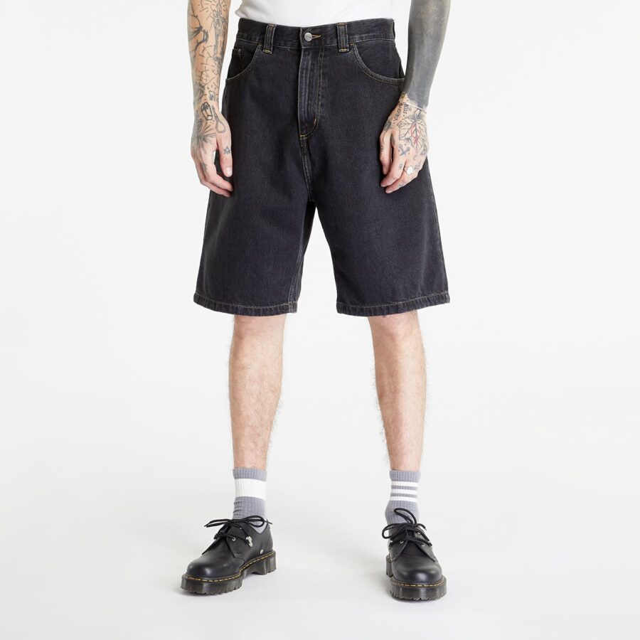 Sort Carhartt WIP Brandon Short Black Stone Washed XS-alacsony-ár