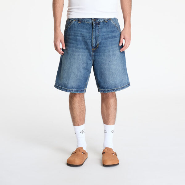 Sort Carhartt WIP OG Single Knee Short Blue Dark Used Wash XS-alacsony-ár