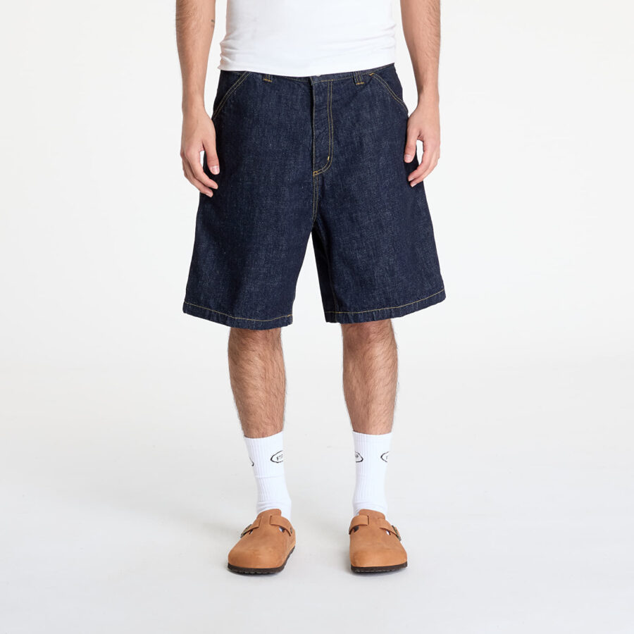Sort Carhartt WIP OG Single Knee Short Blue Rinsed XS-alacsony-ár