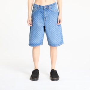 Sort Daily Paper Monogram Denim Shorts Blue L-alacsony-ár