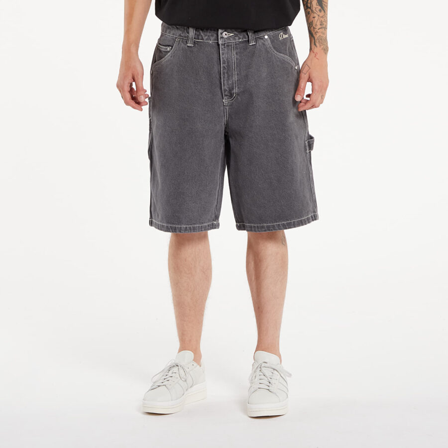Sort Dime Classic Denim Shorts Faded Black 28-alacsony-ár