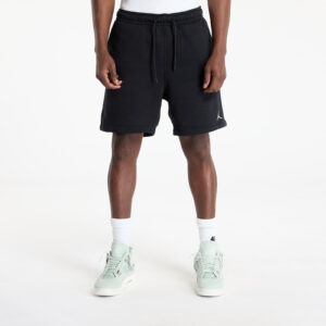 Sort Jordan Brooklyn Fleece Men's Shorts Black/ White L-alacsony-ár