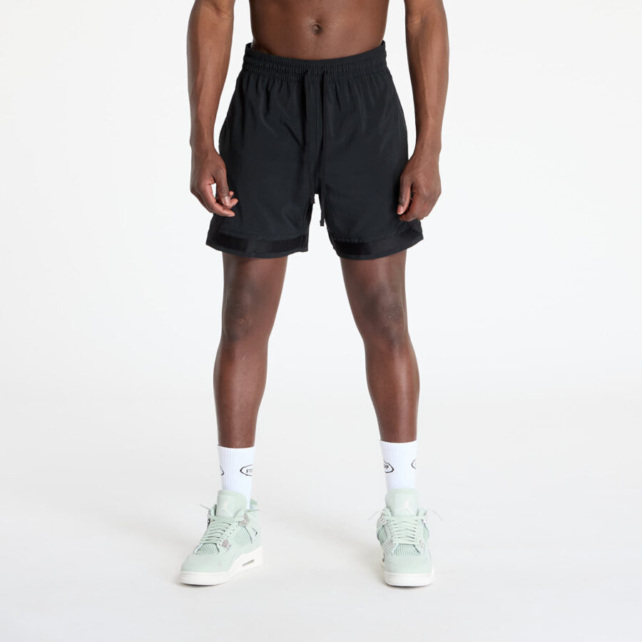 Sort Jordan Sport Men's Dri-FIT Woven Diamond Shorts Black/ Black/ Black S-alacsony-ár