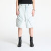 Sort Marcelo Burlon Bleach Denim Wide Cargo Shorts Light Blue L-alacsony-ár
