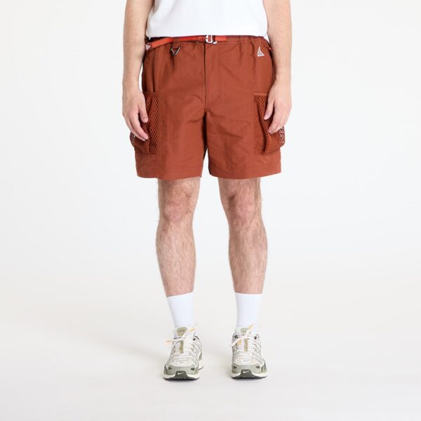 Sort Nike ACG "Snowgrass" Men's Cargo Shorts Cinnamon/ Picante Red/ Summit White L-alacsony-ár