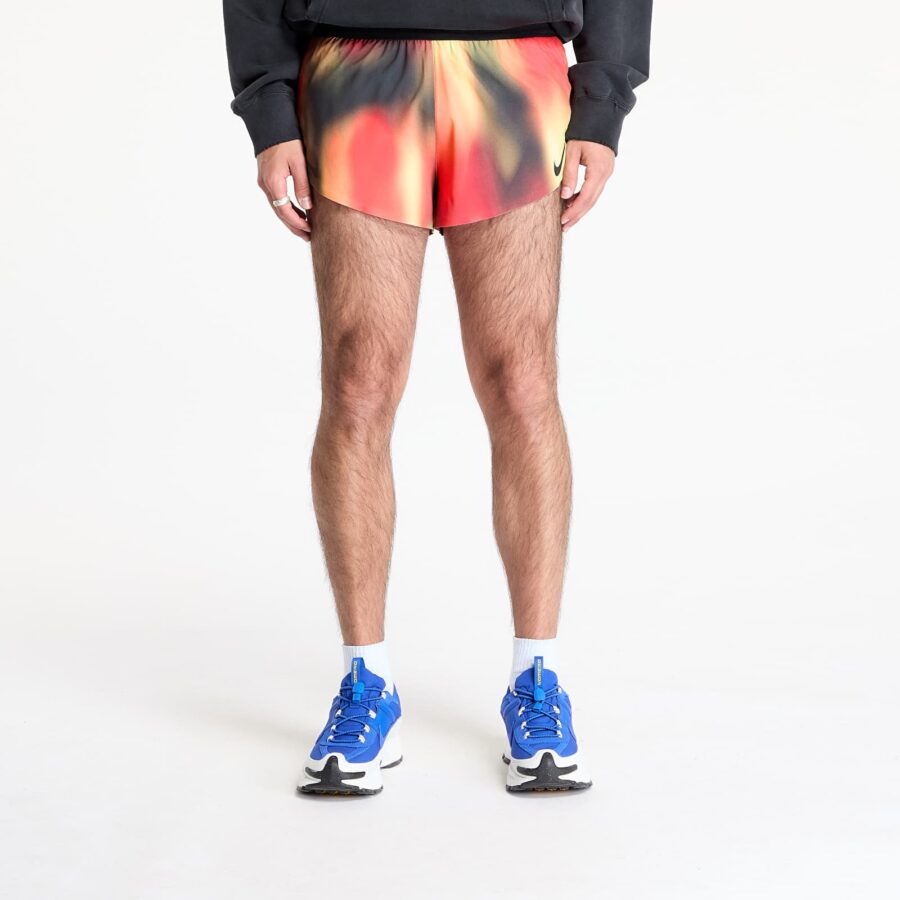 Sort Nike AeroSwift Elite Entry Men's Dri-FIT ADV Running Shorts Lt Lemon Twist/ Lt Crimson/ Black/ Black L-alacsony-ár