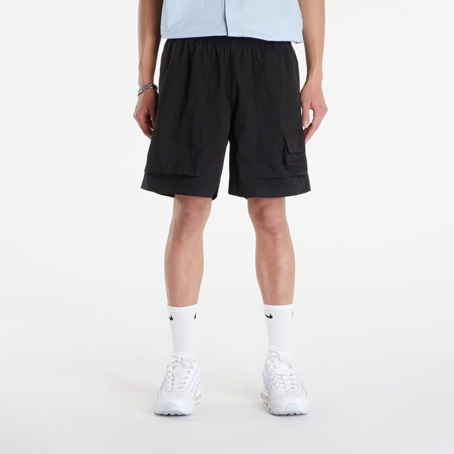 Sort Nike Life Men's Camp Shorts Black/ Black S-alacsony-ár