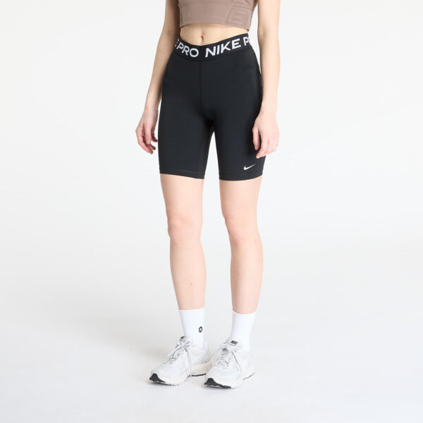 Sort Nike Pro 365 Women's 8" Shorts Black/ White XS-alacsony-ár