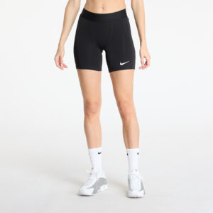 Sort Nike Pro Leak Protections Shorts Women's 6in Soccer Shorts Black/ Black/ White XS-alacsony-ár