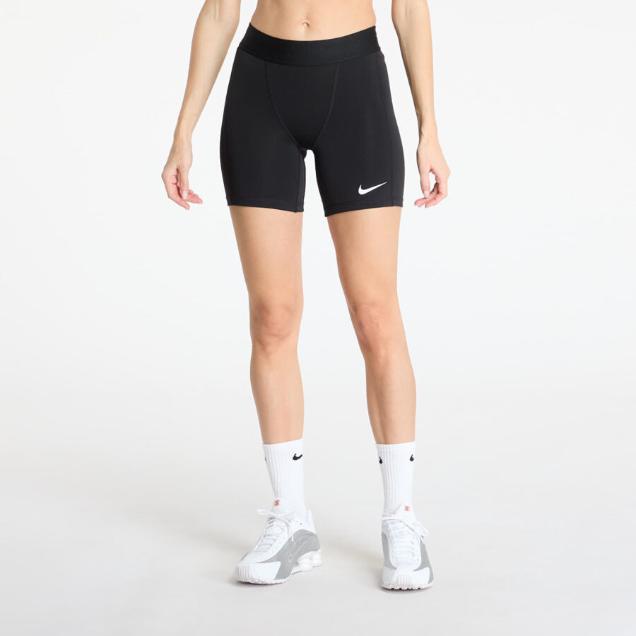 Sort Nike Pro Leak Protections Shorts Women's 6in Soccer Shorts Black/ Black/ White XS-alacsony-ár