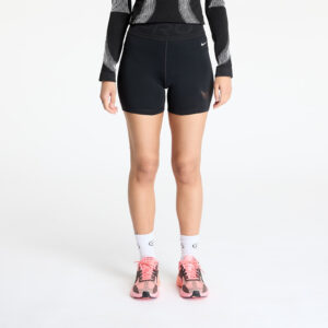 Sort Nike Pro Sculpt Women's High-Waisted 5" Biker Shorts Black/ White XS-alacsony-ár