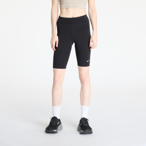 Sort Nike Sportswear Women's Bike Shorts Black/ White XS-alacsony-ár
