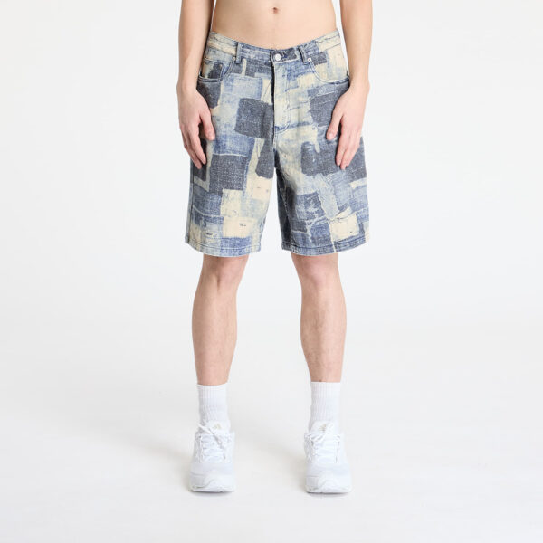 Sort PLEASURES Boro Baggy Jorts Indigo 28-alacsony-ár