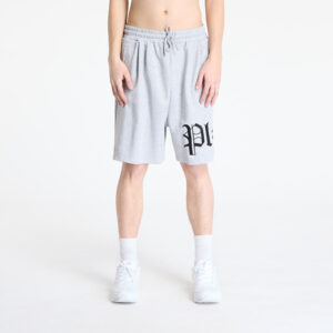 Sort PLEASURES Oe Wide Shorts Grey Mélange S-alacsony-ár