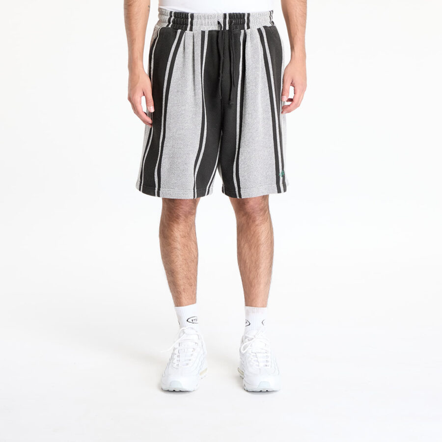Sort PLEASURES Rug Wide Shorts Black S-alacsony-ár