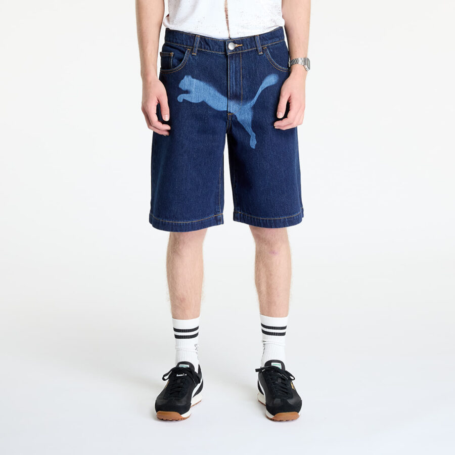 Sort Puma X A$AP Rocky Denim Short Dark Denim 34-alacsony-ár