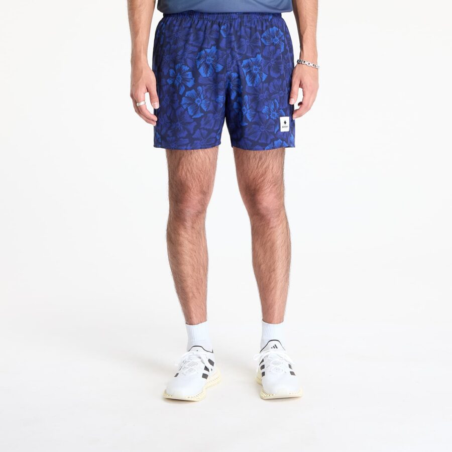 Sort SAYSKY Flower Pace Shorts 5'' Blue AOP S-alacsony-ár