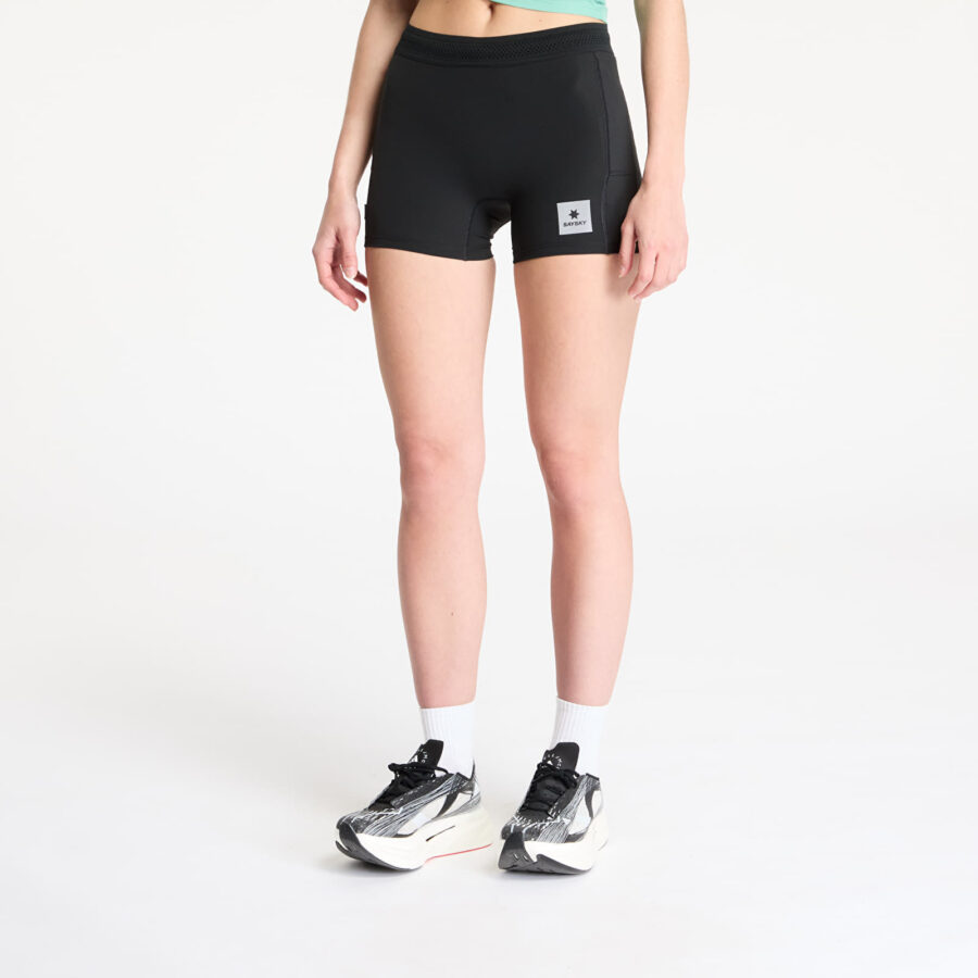 Sort SAYSKY W Flow+ Race Short Tights 4'' Black XS-alacsony-ár