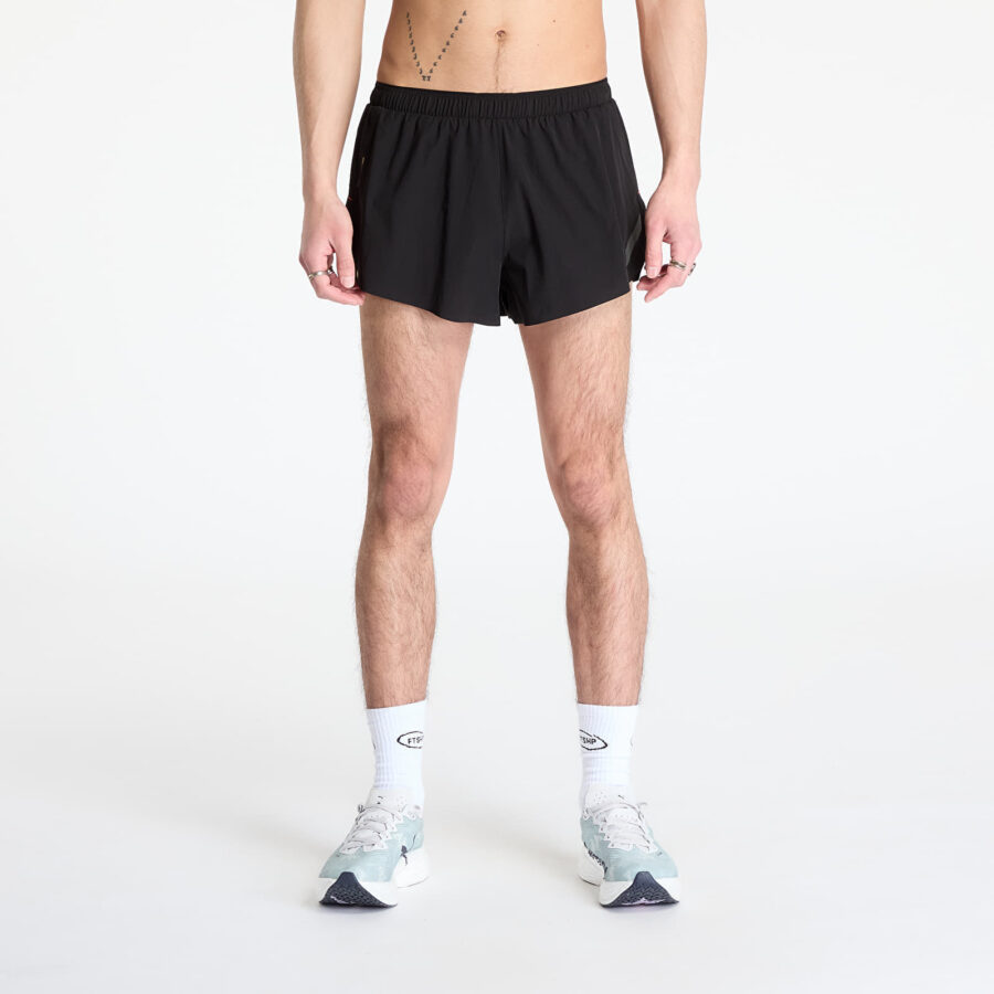 Sort SOAR Running Men's Split Shorts Black M-alacsony-ár