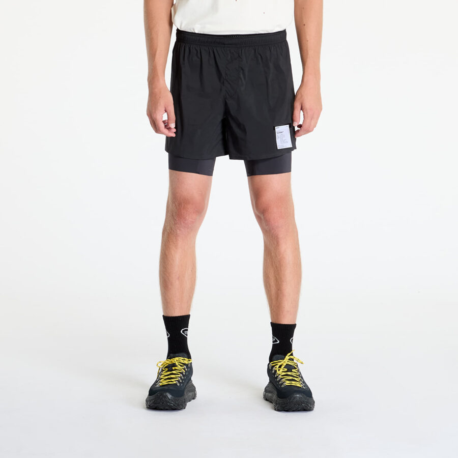 Sort Satisfy TechSilk 8 Shorts UNISEX Black S-alacsony-ár