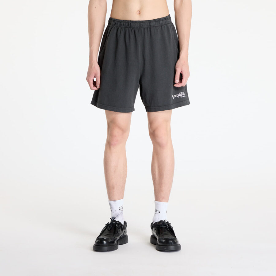 Sort Sporty & Rich HWCNY Gym Short Faded Black XS-alacsony-ár