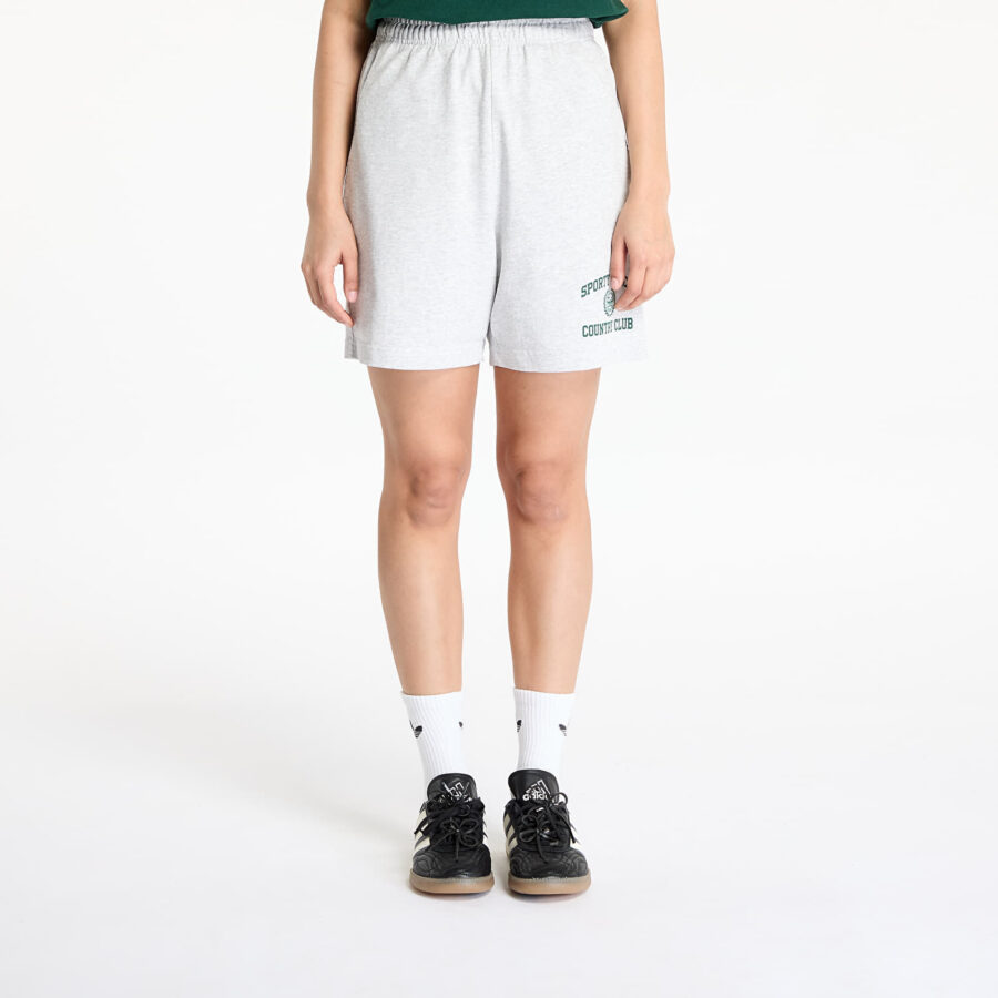 Sort Sporty & Rich Varsity Crest Gym Short Heather Gray XL-alacsony-ár