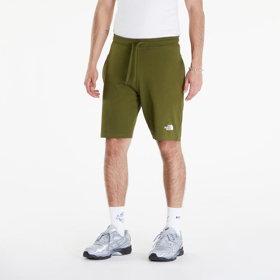 Sort The North Face Graphic Light Shorts Forest Olive S-alacsony-ár