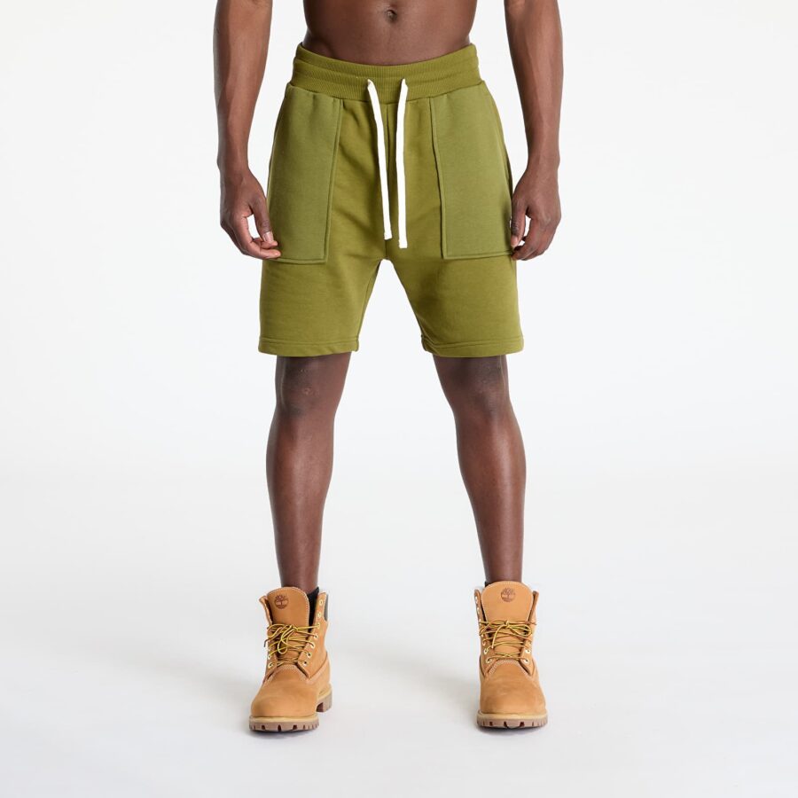 Sort The North Face Terry Regular Short Forest Olive S-alacsony-ár