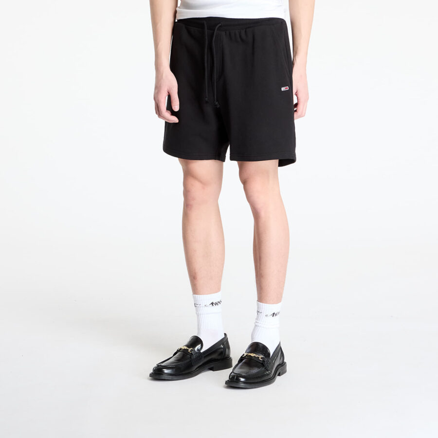 Sort Tommy Jeans Entry Graphic Sweatshorts Black L-alacsony-ár