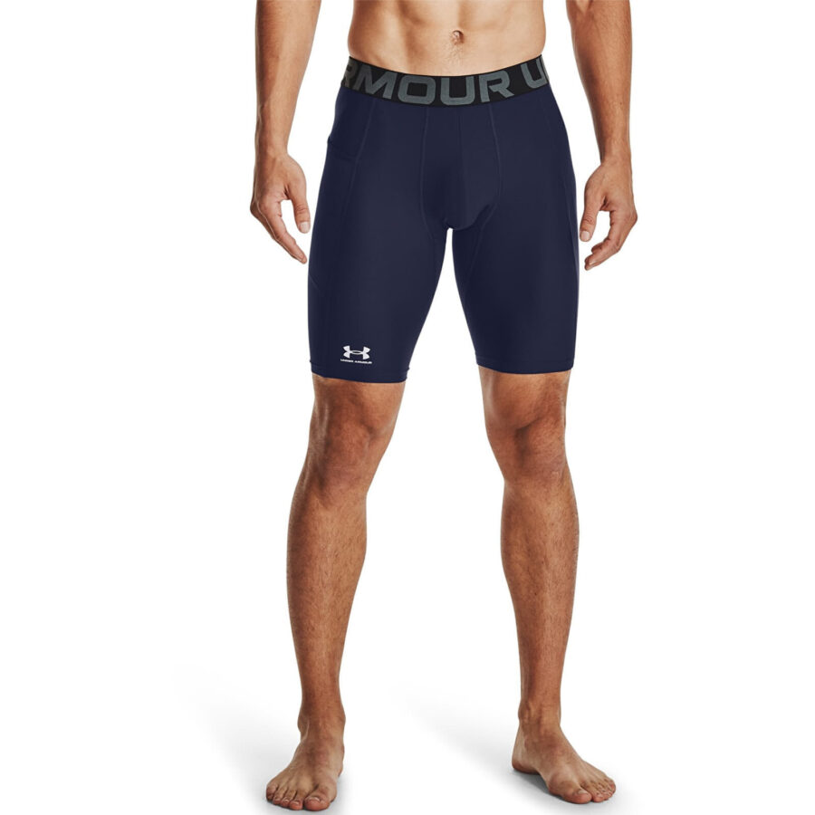 Sort Under Armour HG Armour Lng Shorts Blue M-alacsony-ár