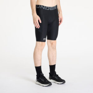 Sort Under Armour HeatGear Armour Long Shorts Black/ White L-alacsony-ár