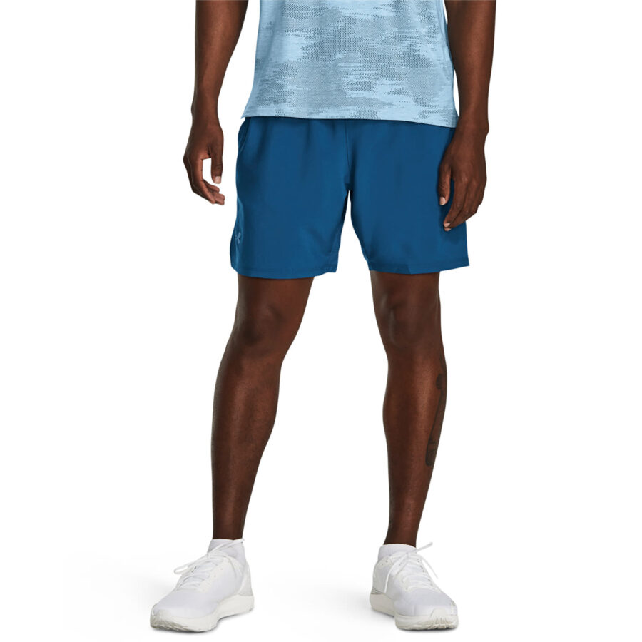 Sort Under Armour LAUNCH ELITE 2in1 7'' SHORT Blue M-alacsony-ár