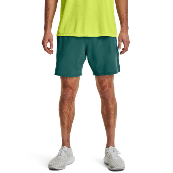 Sort Under Armour LAUNCH ELITE 2in1 7'' SHORT Green S-alacsony-ár