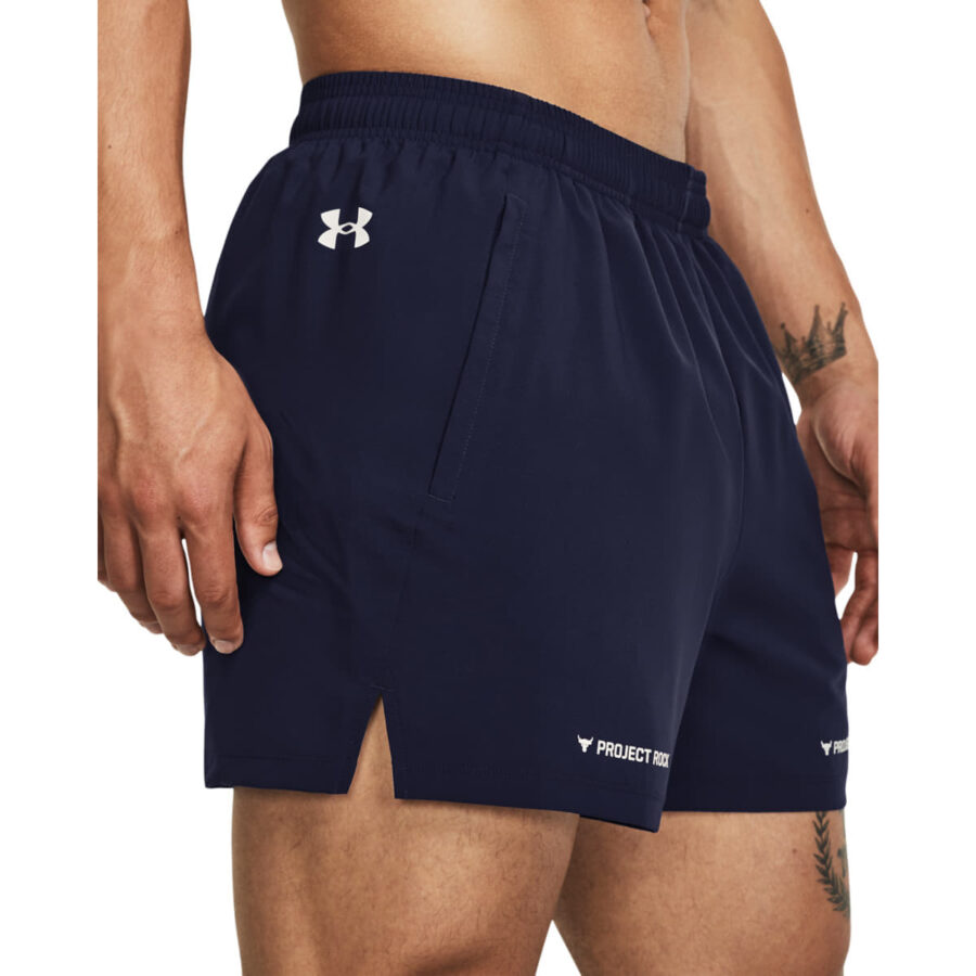 Sort Under Armour Pjt Rock 5in Woven Short Blue XXL-alacsony-ár