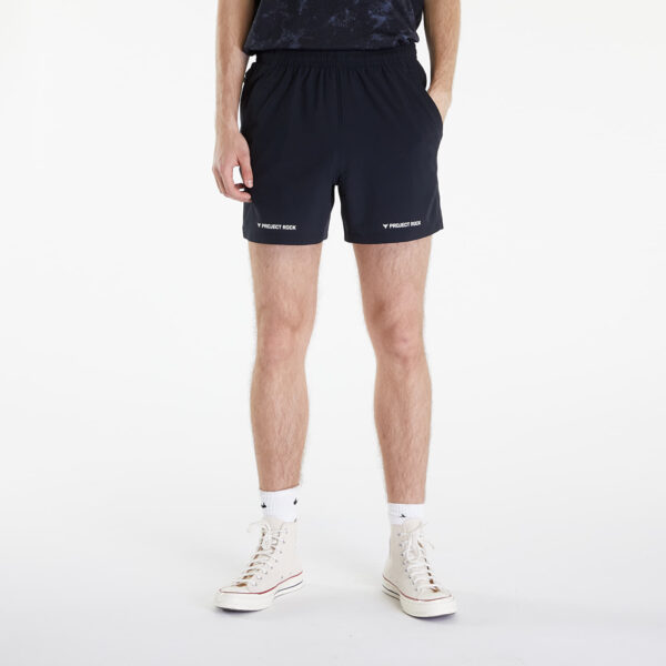 Sort Under Armour Project Rock Ultimate 5" Training Short Black/ White S-alacsony-ár