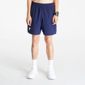 Sort Under Armour Project Rock Woven Shorts Midnight Navy/ White S-alacsony-ár