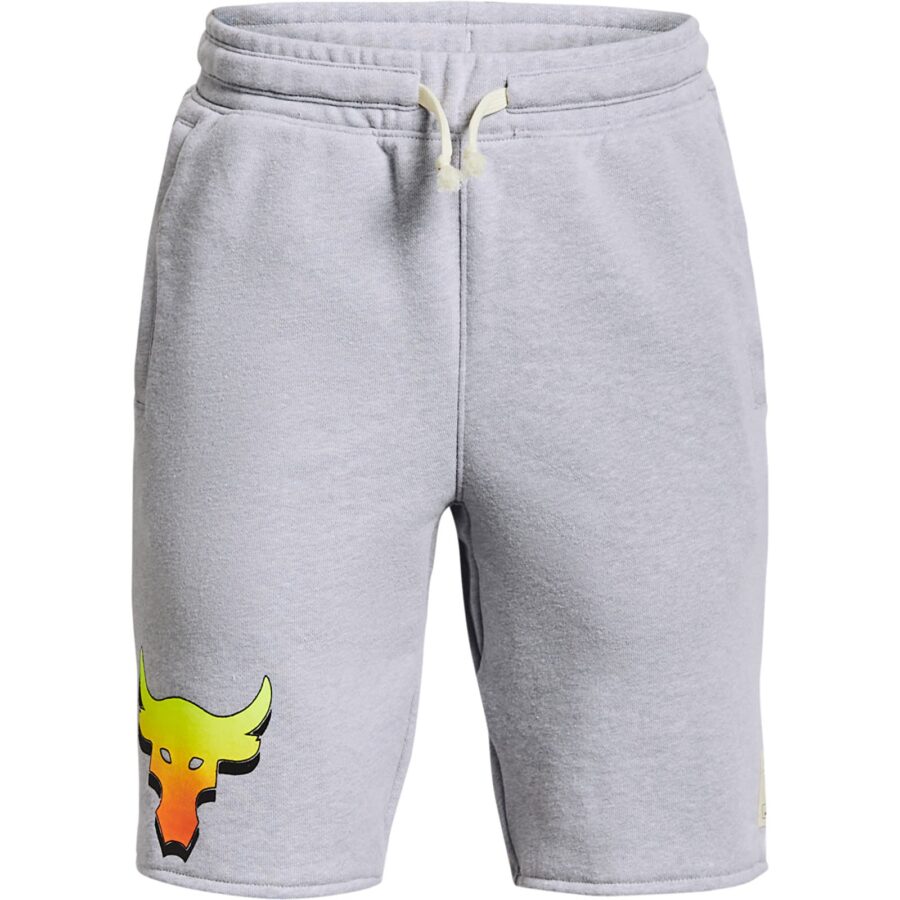 Sort Under Armour Project Rock Y Terry Shorts Grey S-Y-alacsony-ár