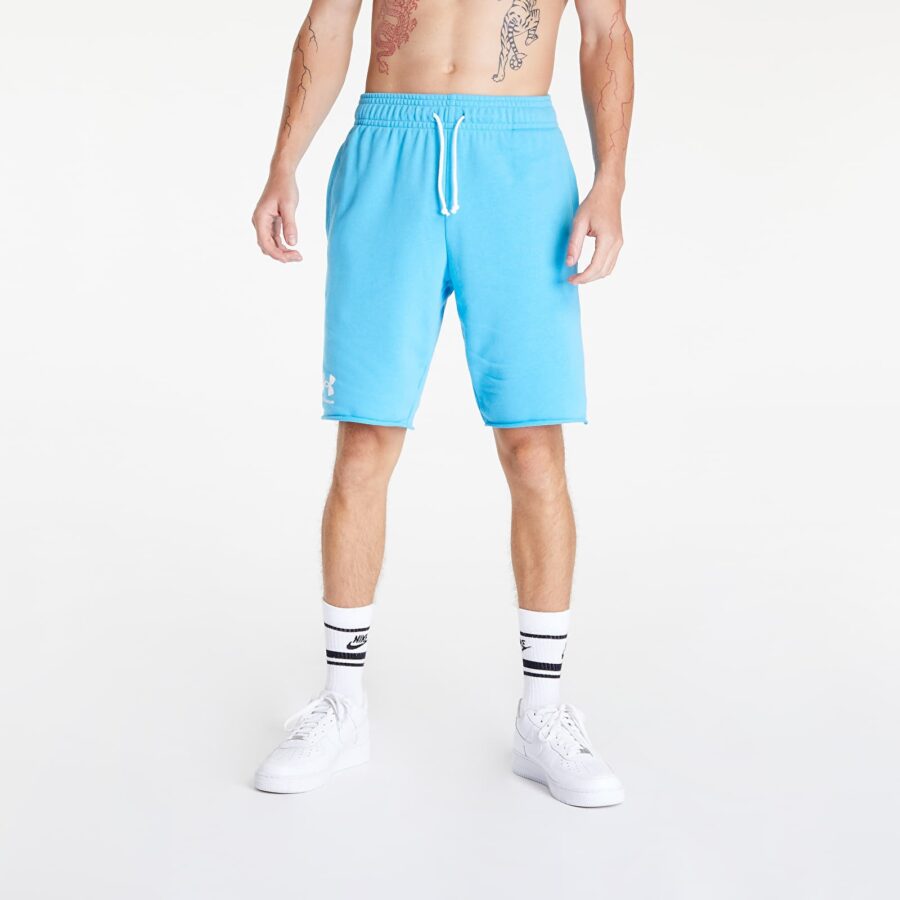 Sort Under Armour Rival Terry Short Blue M-alacsony-ár
