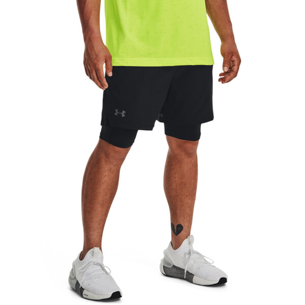 Sort Under Armour Vanish Woven 2in1 Sts Black/ Black/ Pitch Gray S-alacsony-ár