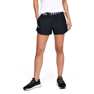 Sort Under Armour W Play Up Shorts 3.0 Black/ White S-alacsony-ár