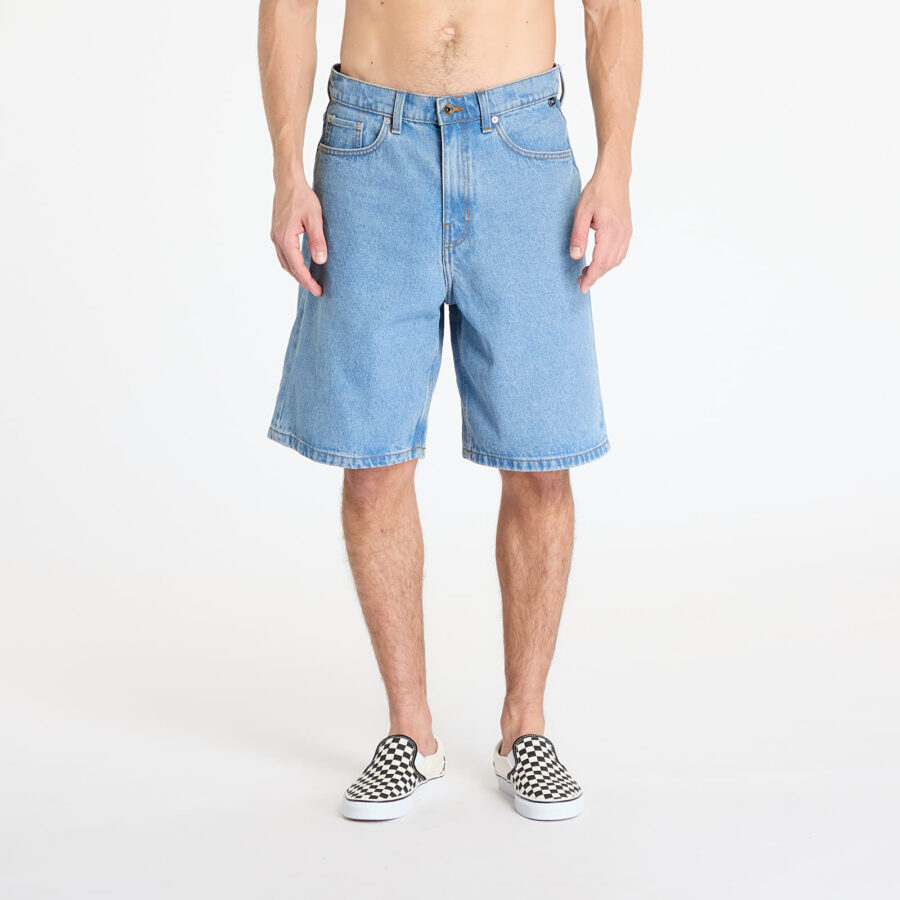 Sort Vans Check-5 Baggy Denim Shorts Blue 32-alacsony-ár